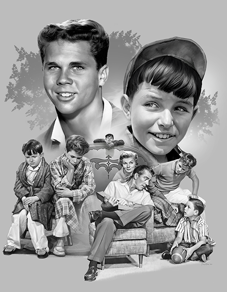 Leave It to Beaver — portrait illustration